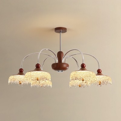 法式中古风客厅吊灯水晶复古美式餐厅卧室2025主灯云蝶新款灯具