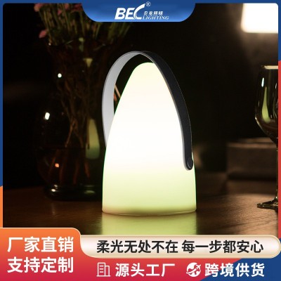 跨境睡觉灯小夜灯卧室睡眠灯暖光餐厅氛围灯酒吧桌灯清吧充电网红