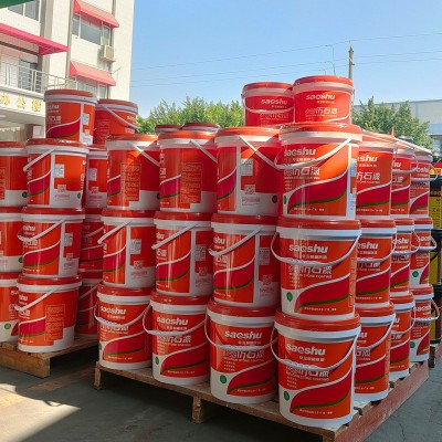 外墙水包砂仿石漆仿大理石花岗岩涂料别墅水性质感多彩涂料批发图3