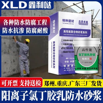 氯丁胶乳防水砂浆混凝土大坝港口防渗修补双组份阳离子水泥抗裂
