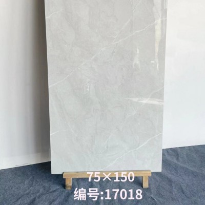 亮光通体大板750x1500瓷砖客厅餐厅防滑地砖简约耐磨地板砖图3