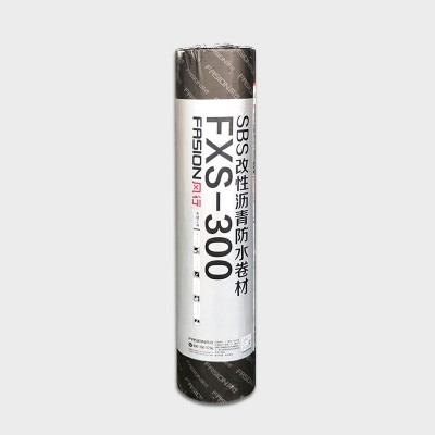 改性沥青雨虹风行FXS-300 SBS防水卷材3mm聚酯胎火烤卷材