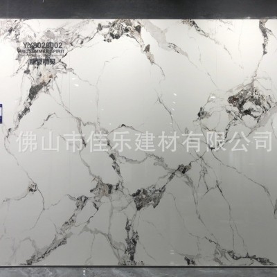 佛山瓷砖厂家800x2600岩板酒店走廊墙砖亮光大板客厅电视背景墙图4