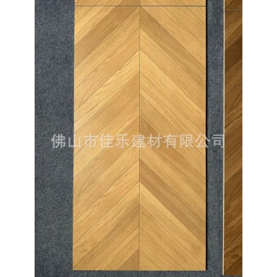鱼骨拼木纹砖600x1200日式原木风法式复古客厅餐厅防滑耐磨地砖图5