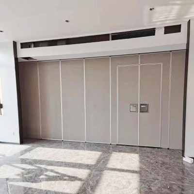 工厂生产移动无地轨活动隔断酒店包间大厅宴会厅移动吊挂隔断屏风图3