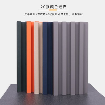 厂家现货木饰面板实木格栅护墙板背景墙同色配套现代简约墙面装饰图2