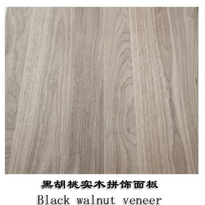 批发红胡桃木饰面板黑胡桃木纹 海棠木胶合板密度板贴皮厂家UV图2