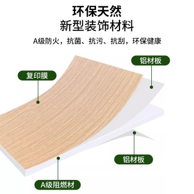 金属复合板定制 A2级阻燃美丽硅镁板圆弧阳角铝三维防火装饰铝塑图2