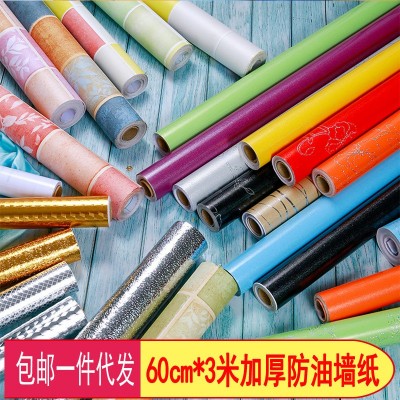 【广州源头厂家】烤漆贴纸桌面橱柜加厚家具翻新贴纸柜子衣柜装饰图3