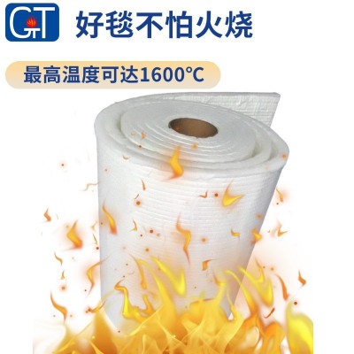 多晶莫来石氧化铝针刺毯防火阻燃高温隔热毯耐高温1600℃耐火材料图3