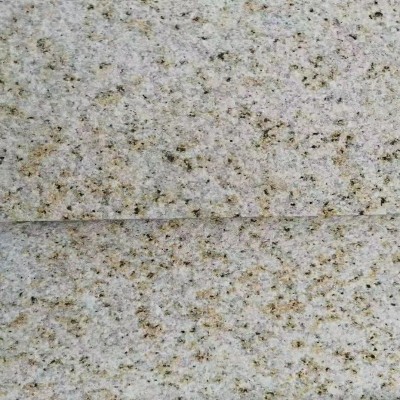 黄锈石火烧板浅黄色花岗岩 光面黄金麻 荔枝面广场地铺砖干挂石材图5