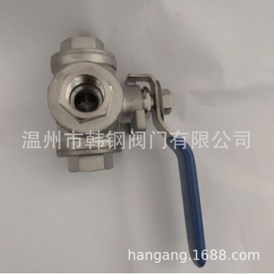 厂家供应不锈钢304三通球阀T型 L型球阀 不锈钢球阀图3
