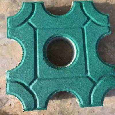 透水砖 盲道 九孔草坪砖 停车场小区园林绿化水泥砖图4