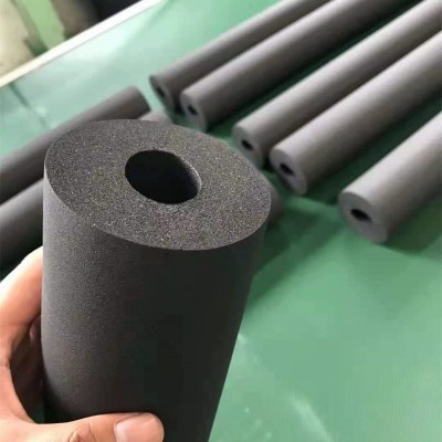 B2级橡塑管开口自粘橡塑保温管贴箔橡塑海绵管阻燃隔热保温橡塑管图4